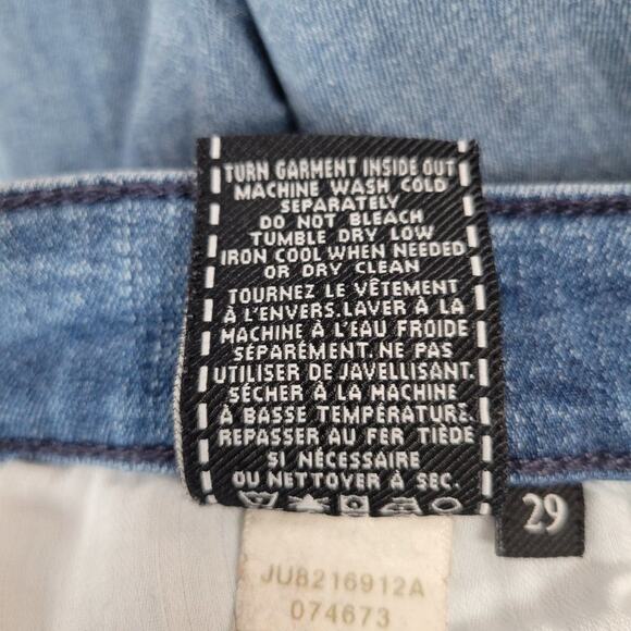 7 For All Mankind Ankle Skinny Distressed‎ Ripped Jeans Women's - Picture 9 of 10